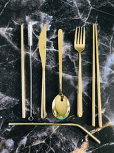 Load image into Gallery viewer, Crisp Champagne- Limited Edition Travel Cutlery set