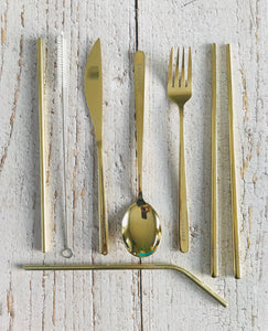 Crisp Champagne- Limited Edition Travel Cutlery set