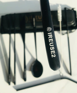 Not so Basic Black Travel Cutlery Set
