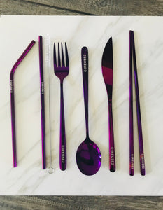 Purple Reign-Limited Edition Travel Cutlery set