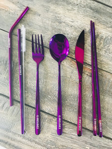 Purple Reign-Limited Edition Travel Cutlery set