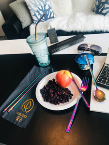 Incredible Iridescent Travel Cutlery Set