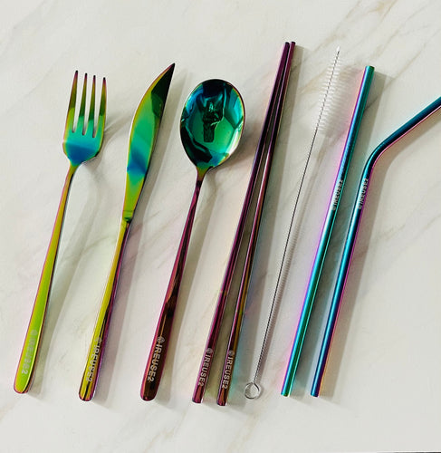 Viridescent Green-Limited Edition Travel Cutlery Set